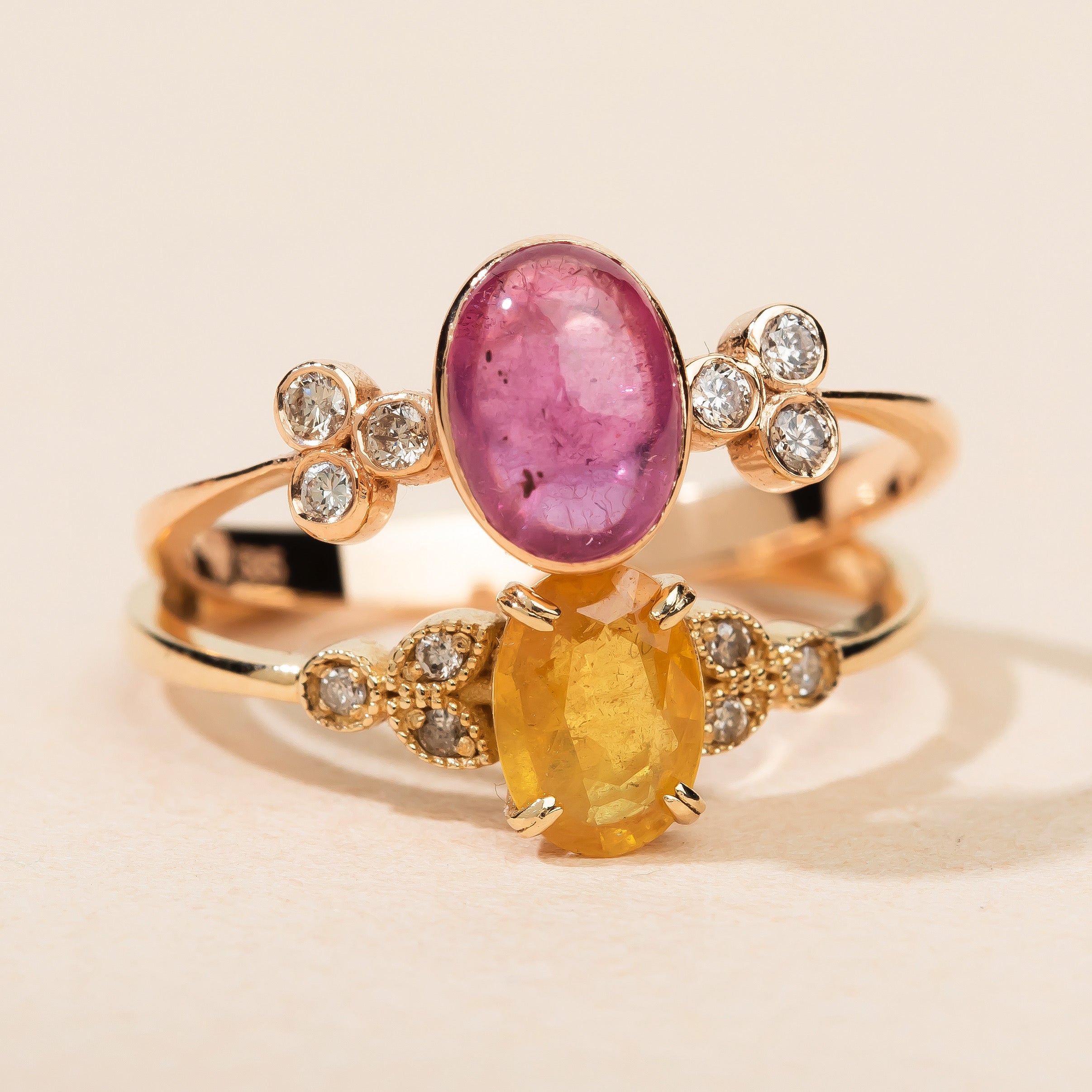 Pırlanta & Yakut Vintage Yüzük