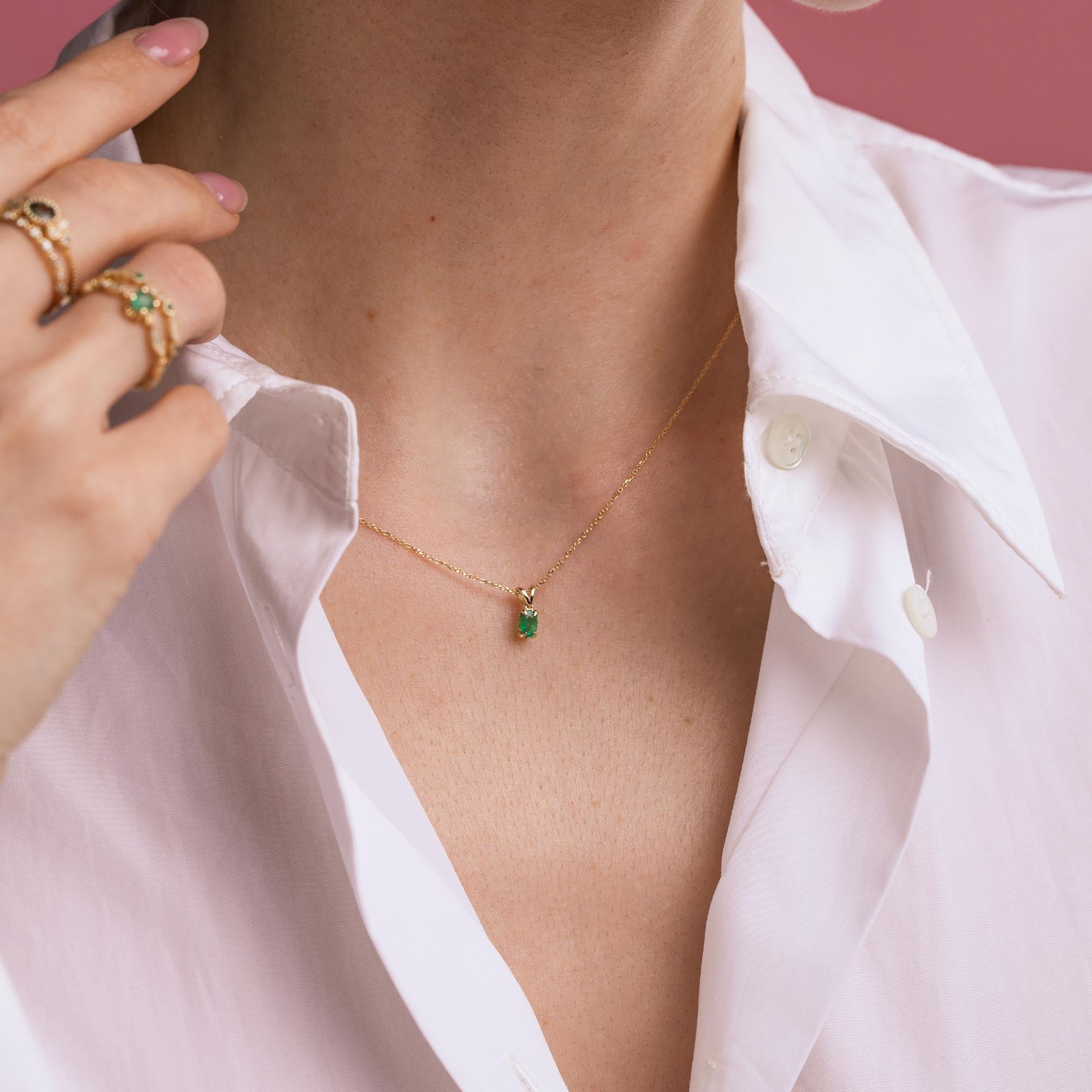 Tektaş Zümrüt Kolye