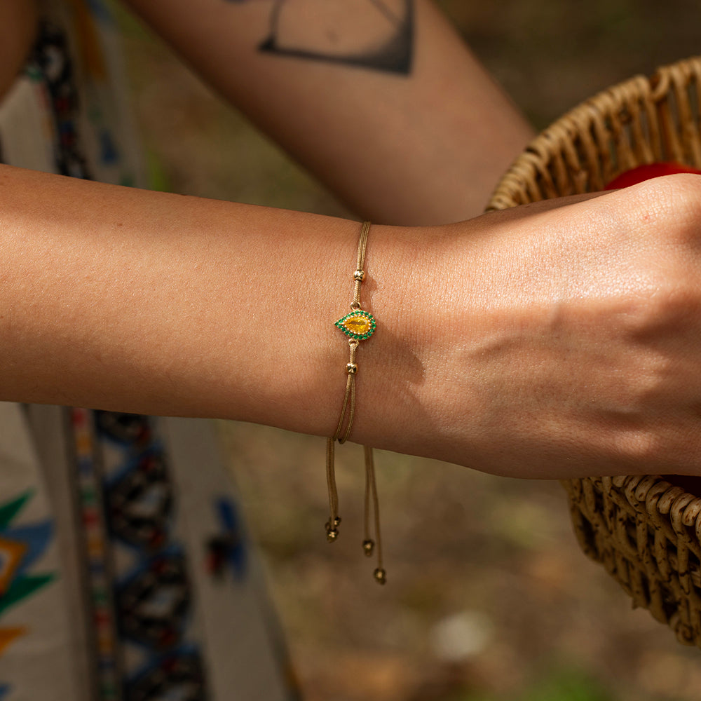 altın şans bilekliği