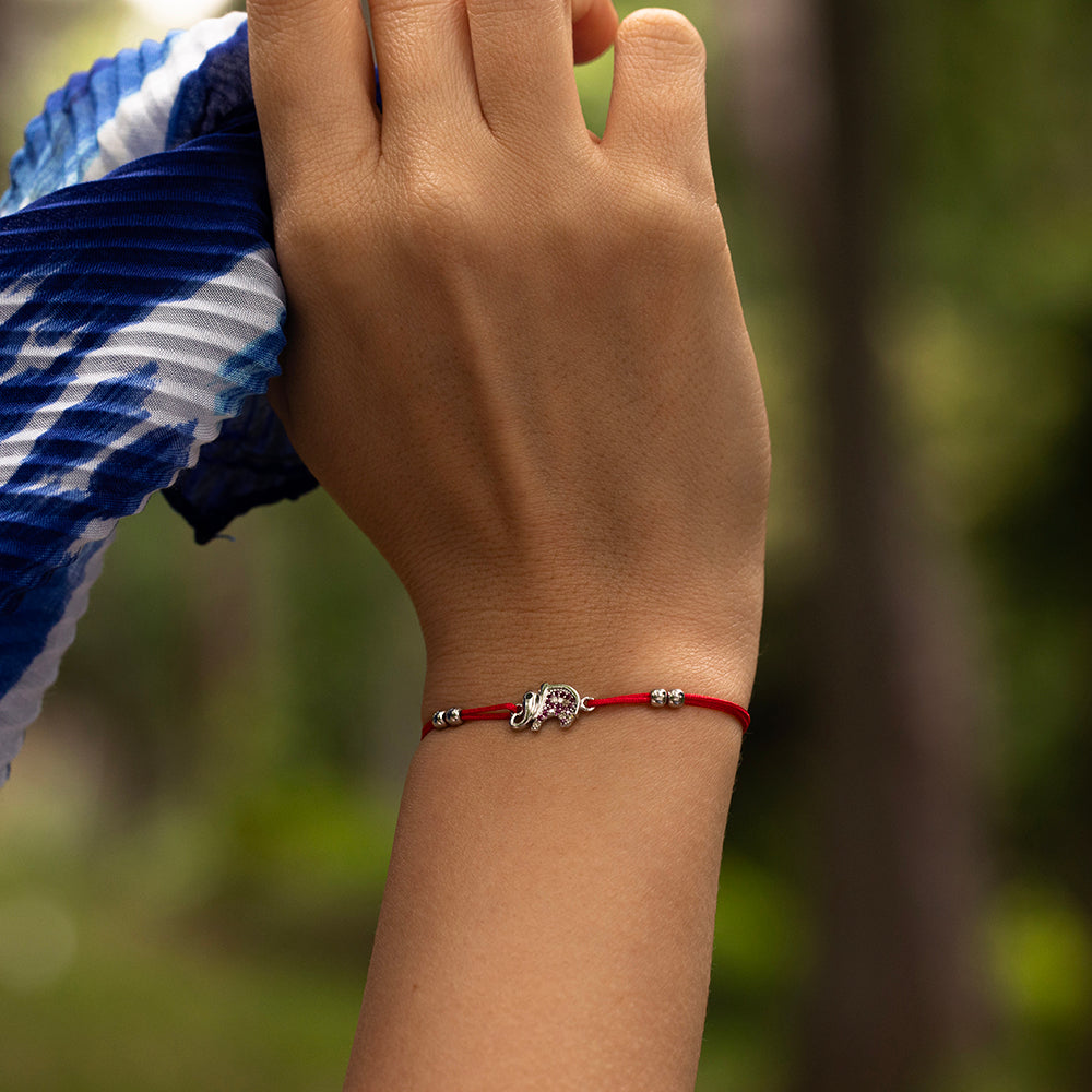 Pırlantalı İp Bileklik - Tula