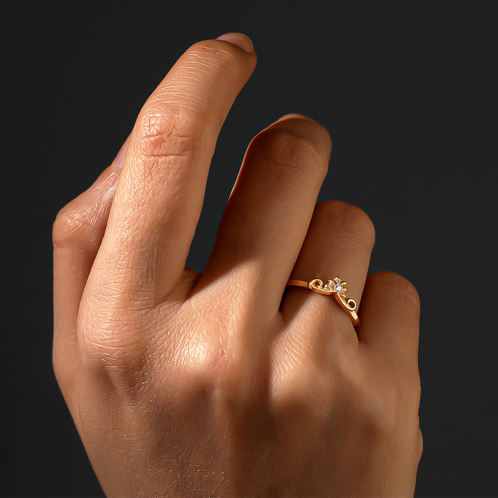 Helen Pırlantalı Vintage Yüzük