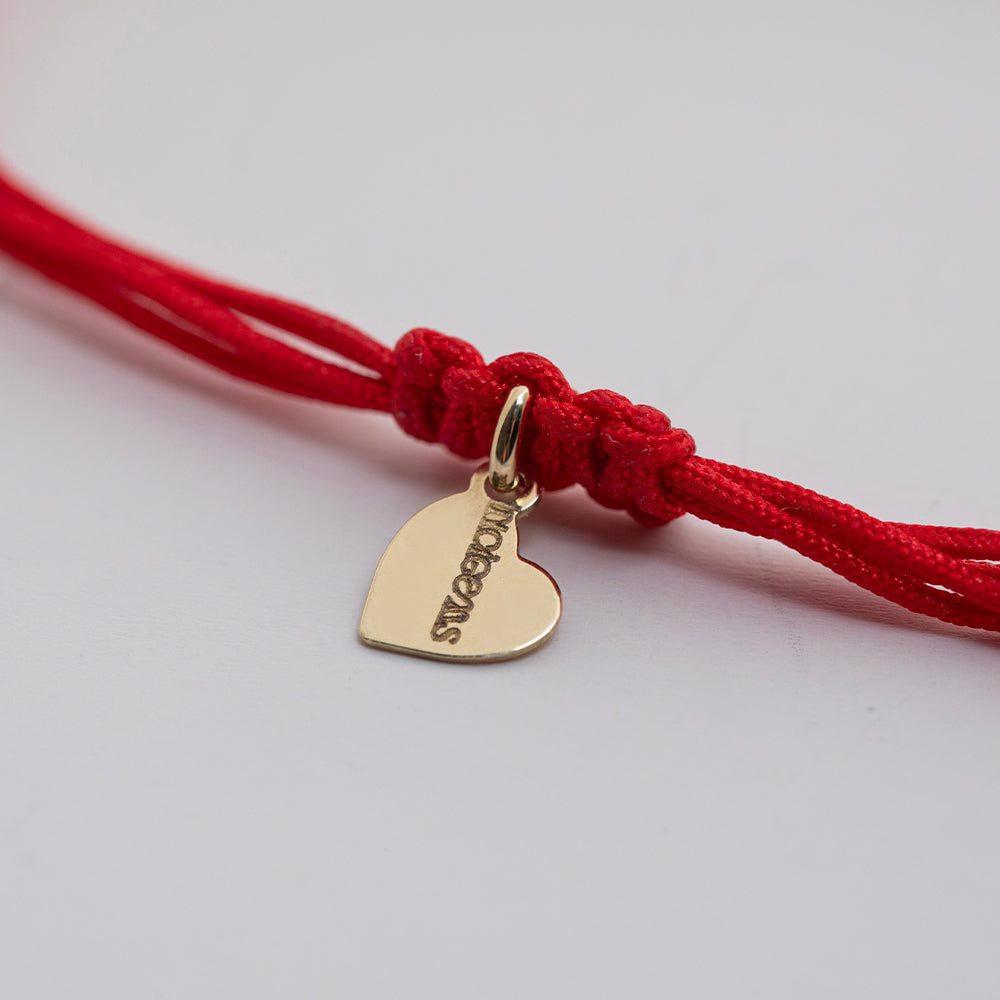 Altın İp Bileklik - Ruby Bug