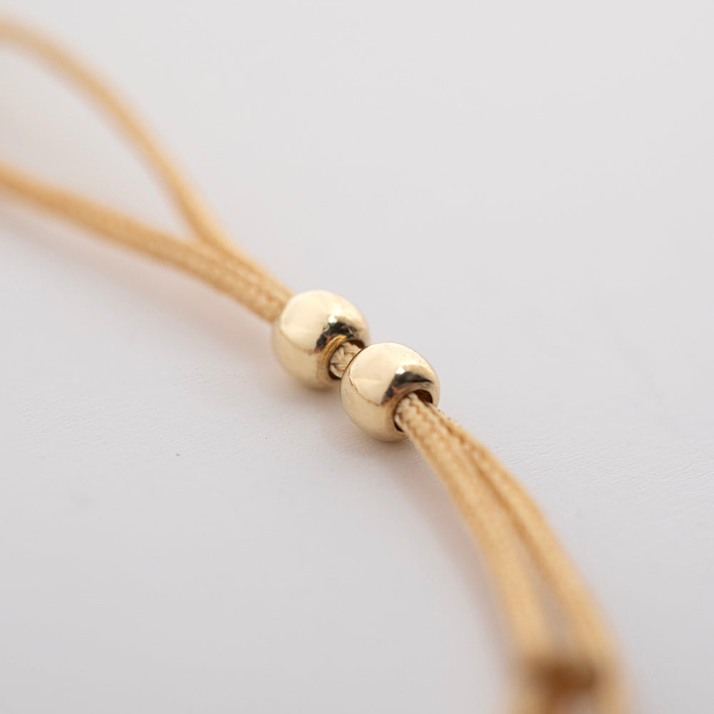 Golden Honey Altın İp Bileklik