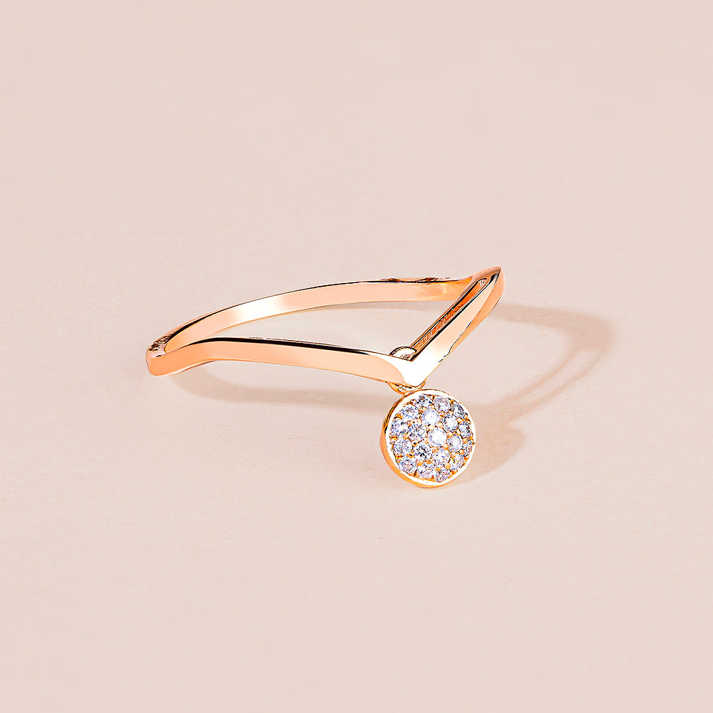 Pırlanta Sallantılı Yüzük - incigems