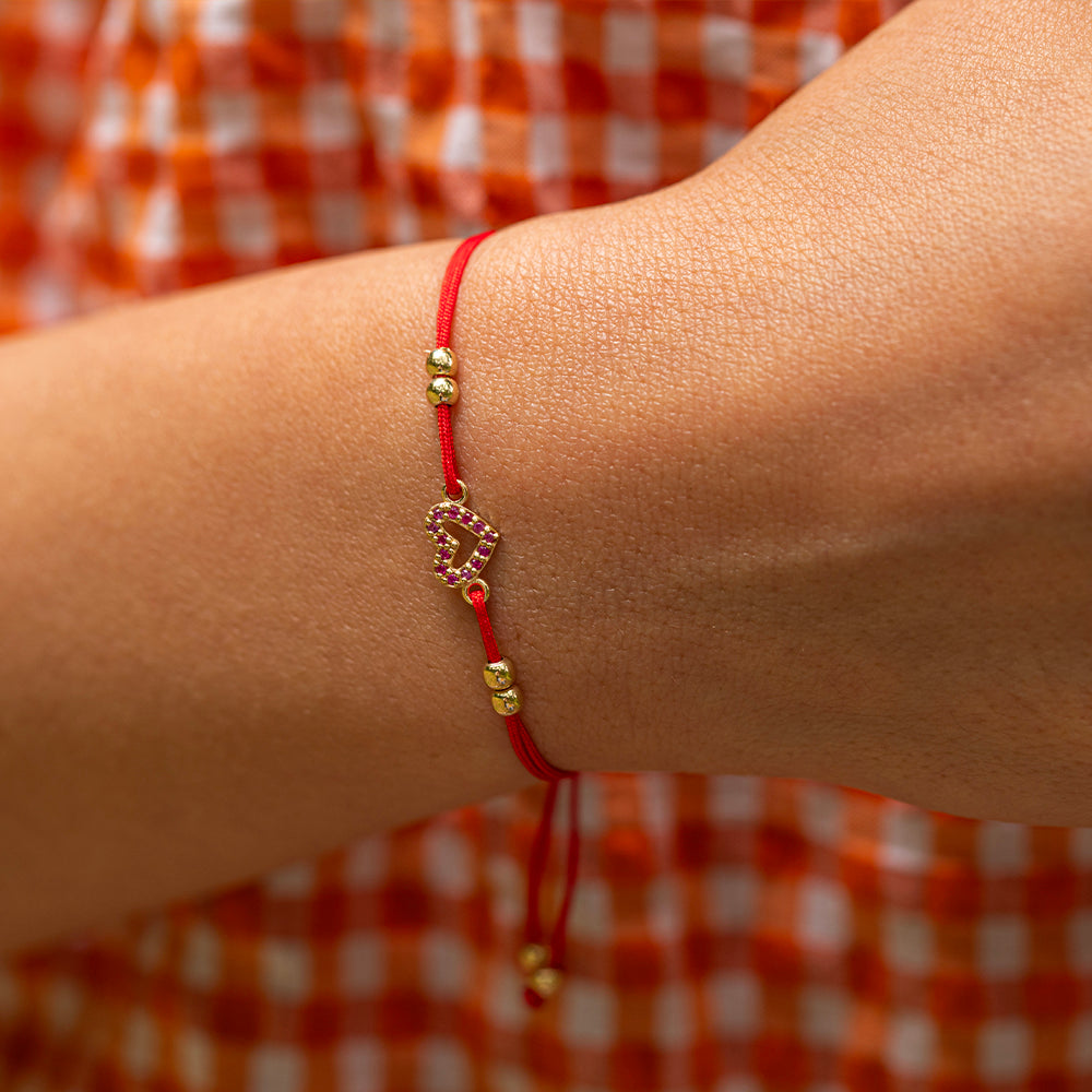 Altın İp Bileklik - Amore