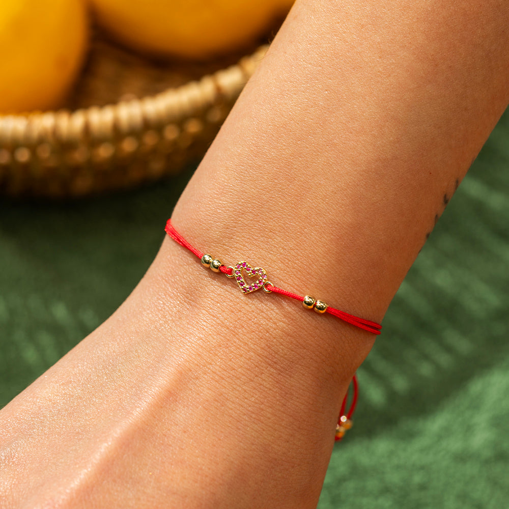 Altın İp Bileklik - Amore