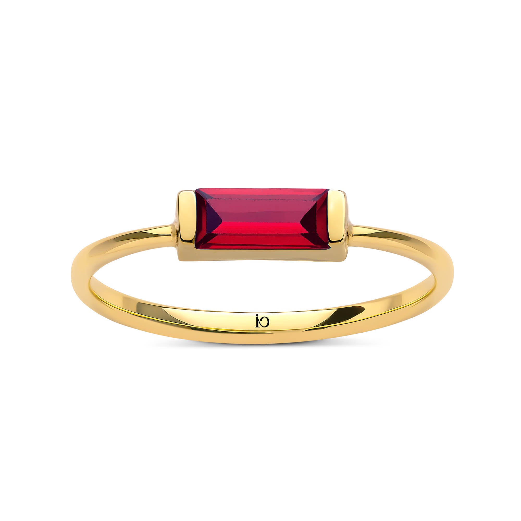 Edge Red Baget Yüzük