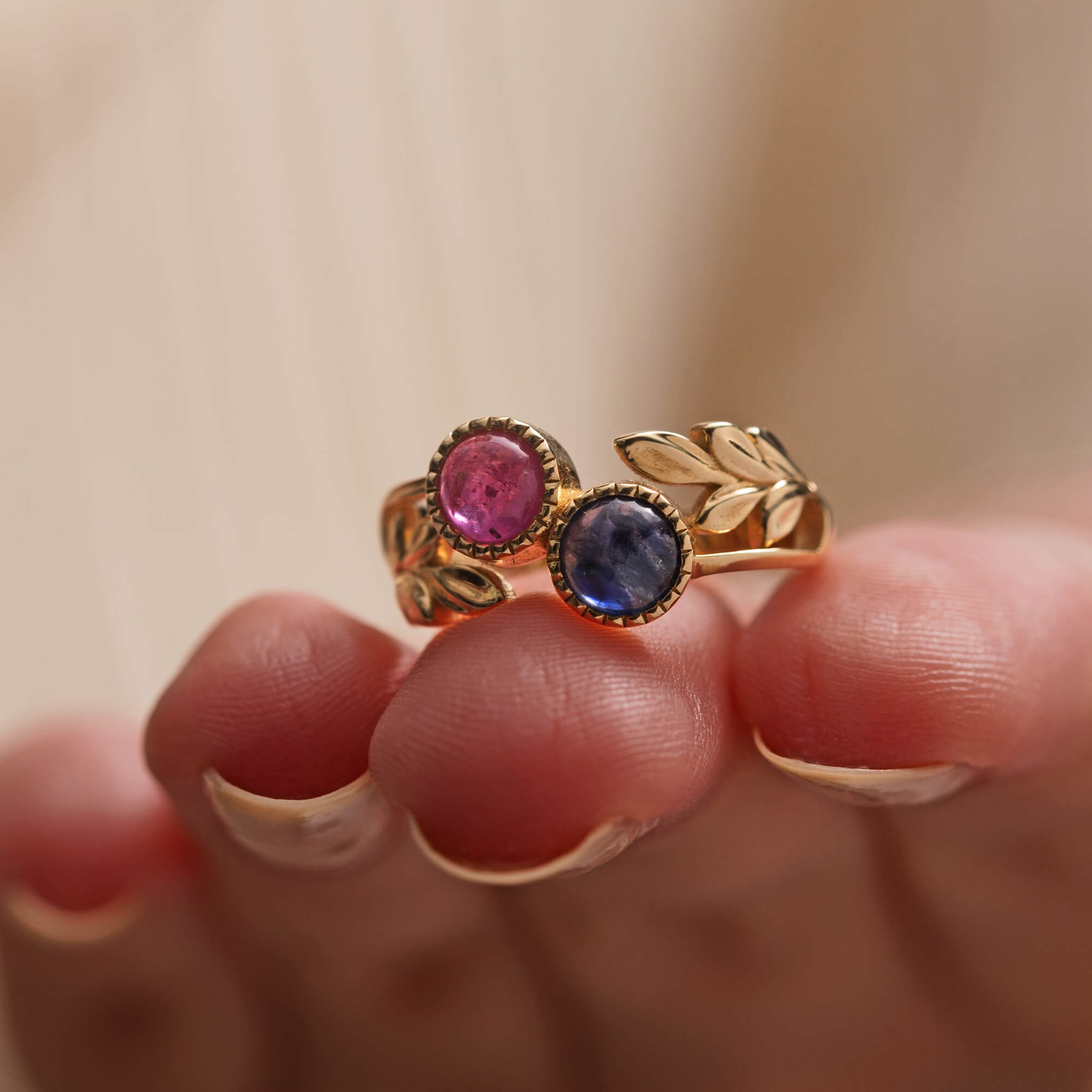 Safir & Yakut Vintage Yüzük