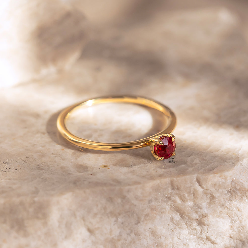 tektaş yakut yüzük