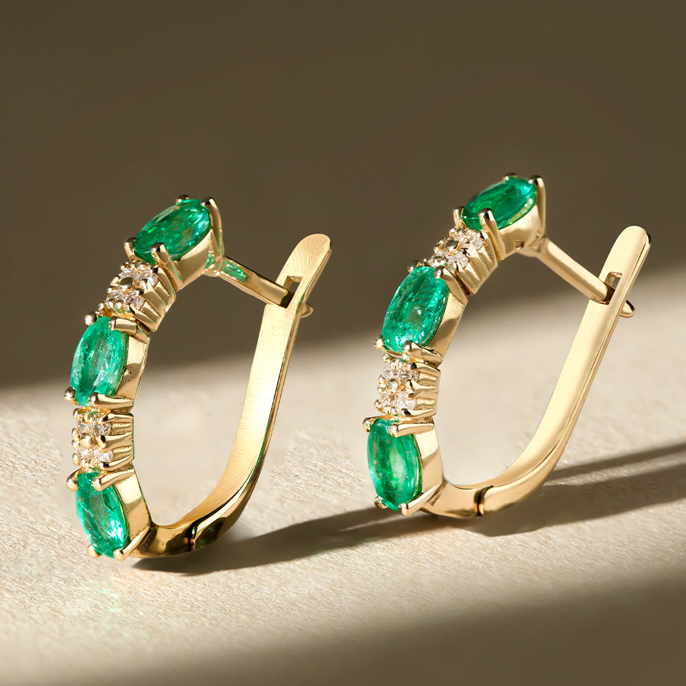 Mayra Zümrüt Küpe