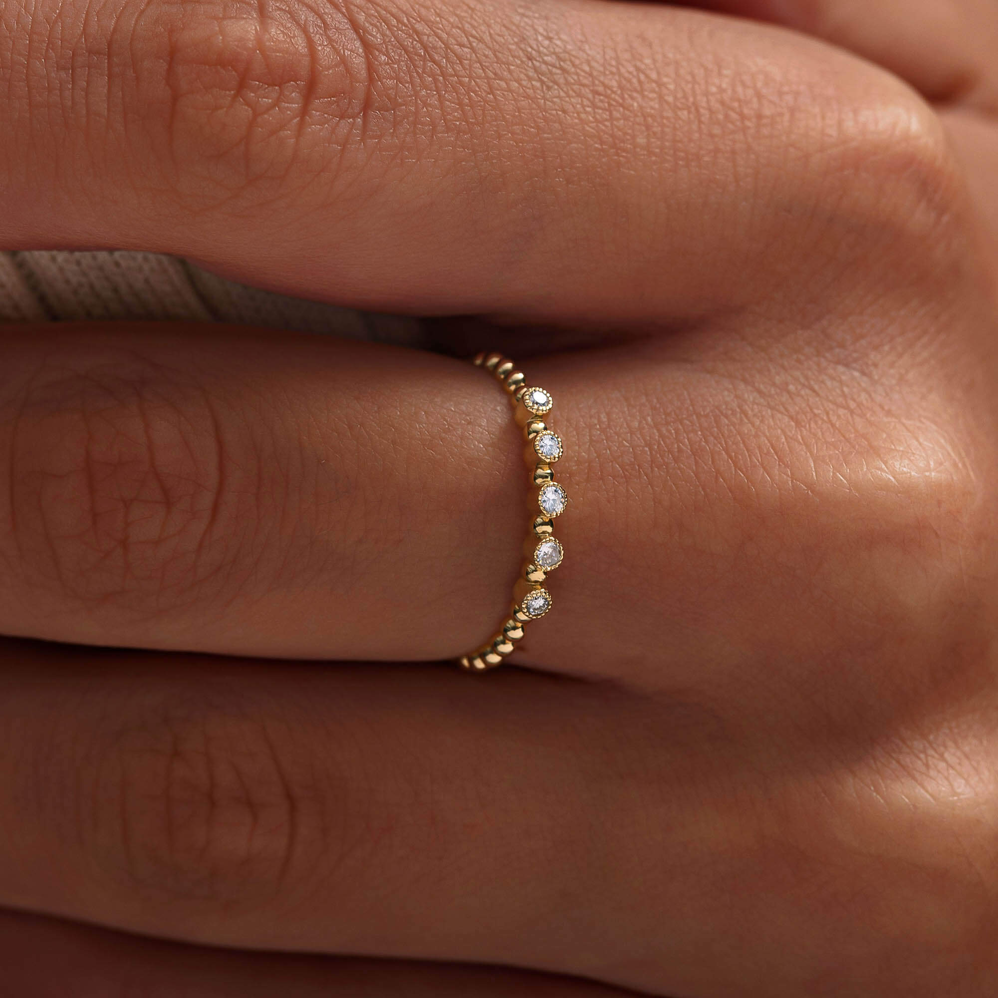 Velina Minimal Pırlanta Yüzük