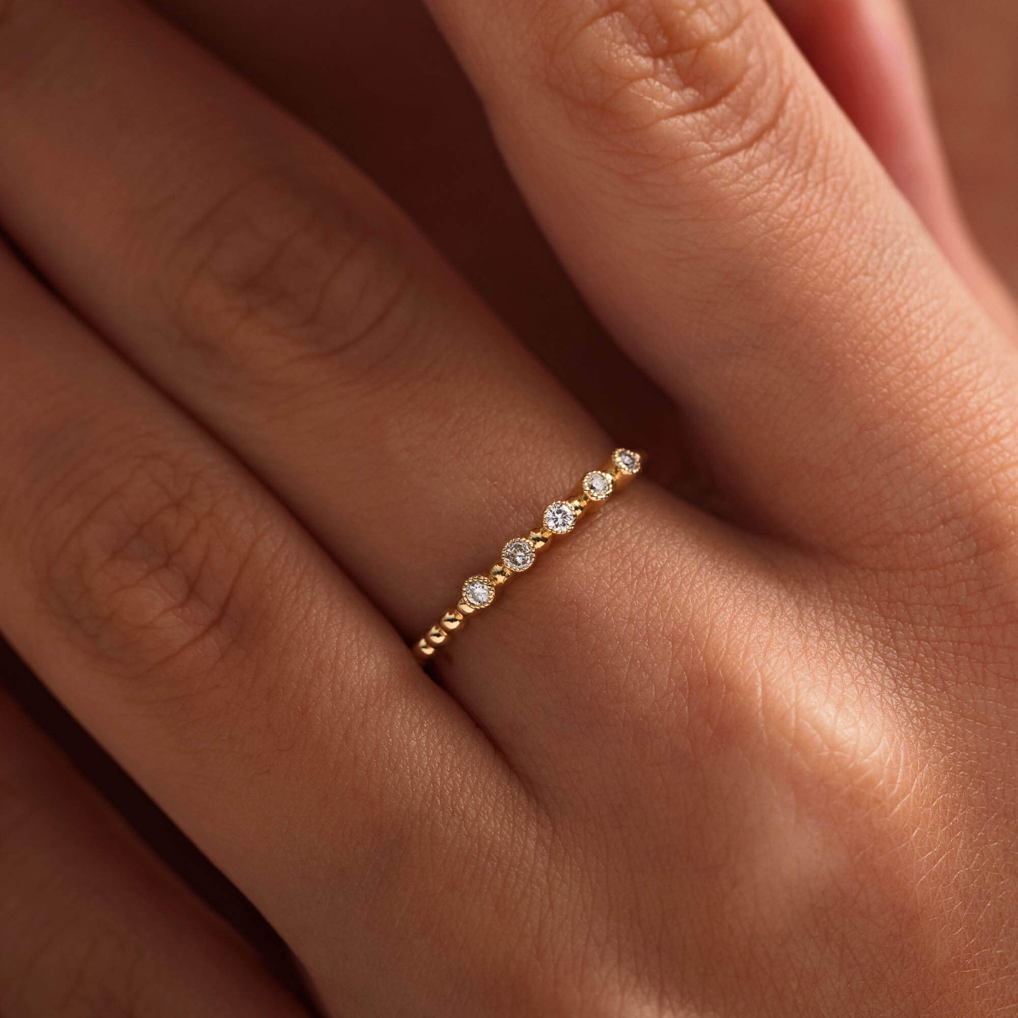 Velina Minimal Pırlanta Yüzük