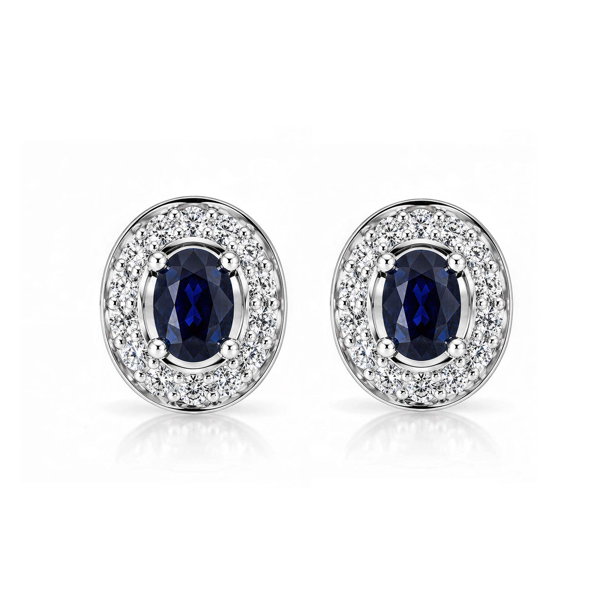 Nadide Pırlantalı Safir Set