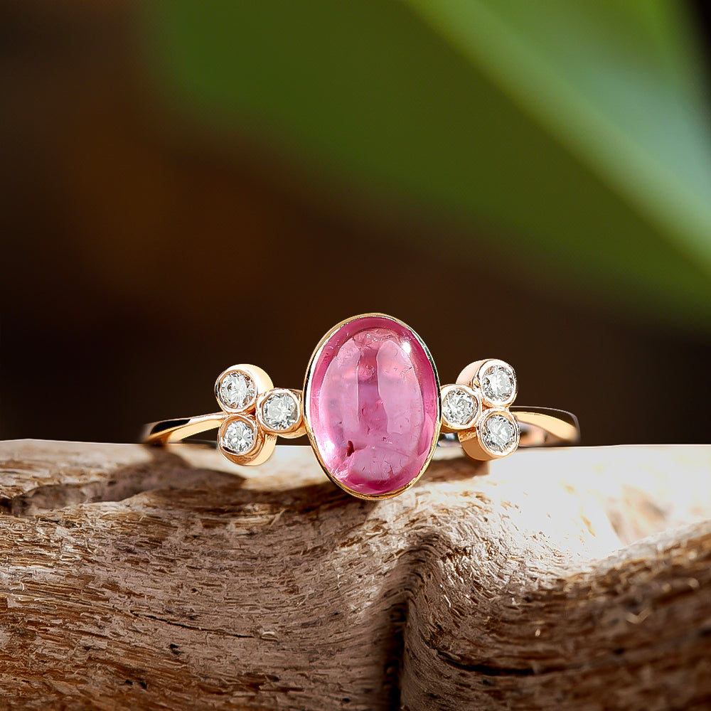 Pırlanta & Yakut Vintage Yüzük 