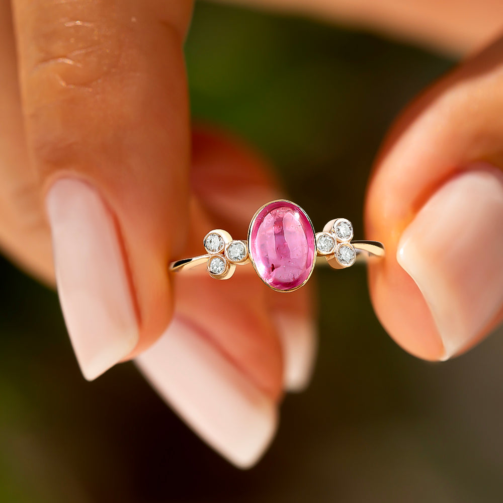 Pırlanta & Yakut Vintage Yüzük 