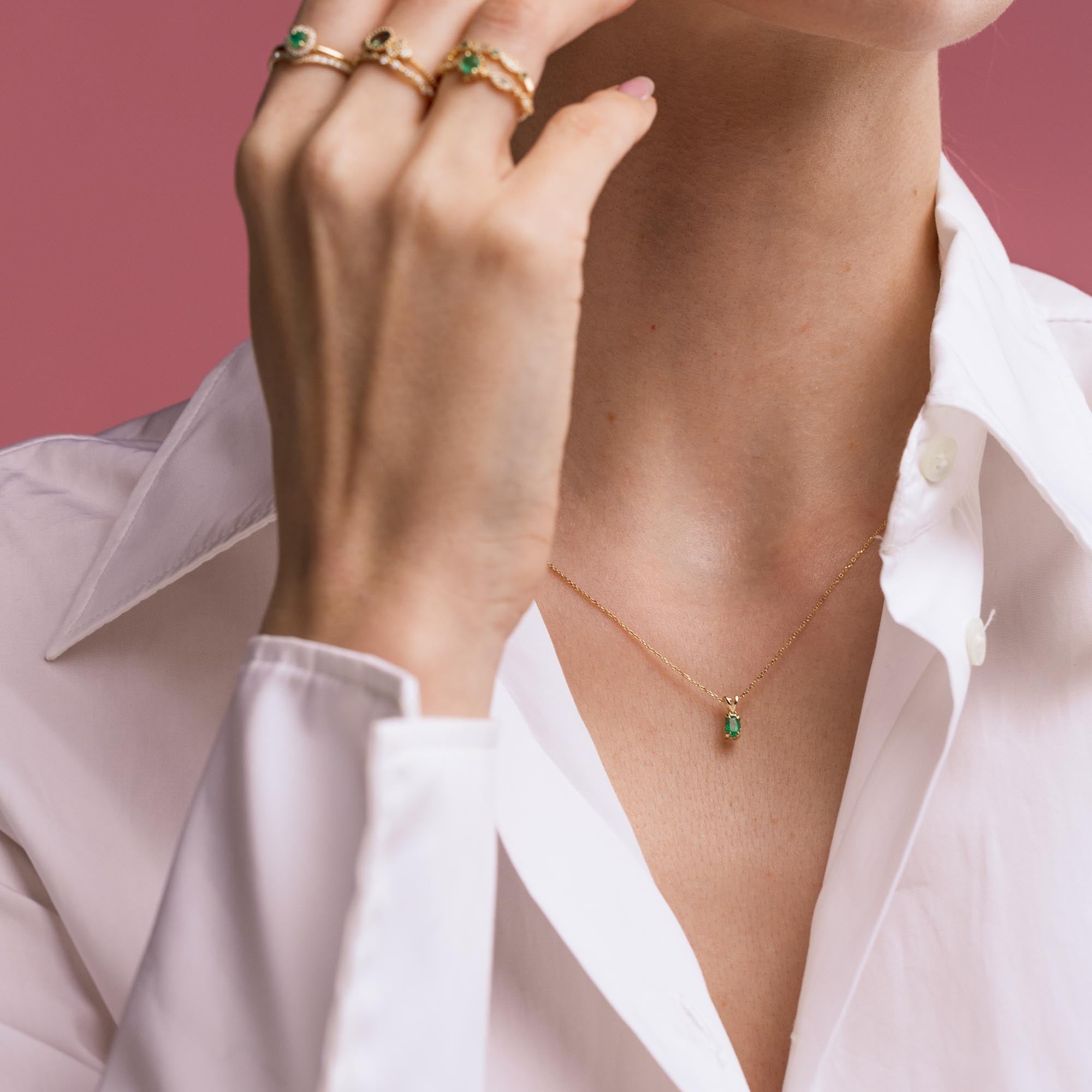 Tektaş Zümrüt Kolye