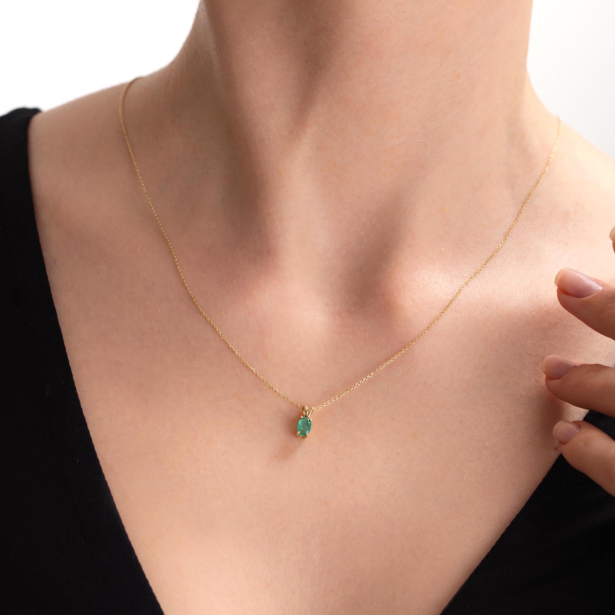 Tektaş Zümrüt Kolye