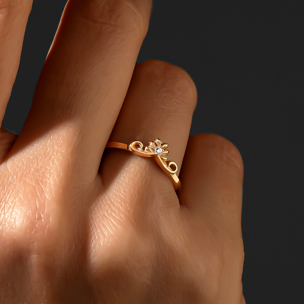 Helen Pırlantalı Vintage Yüzük