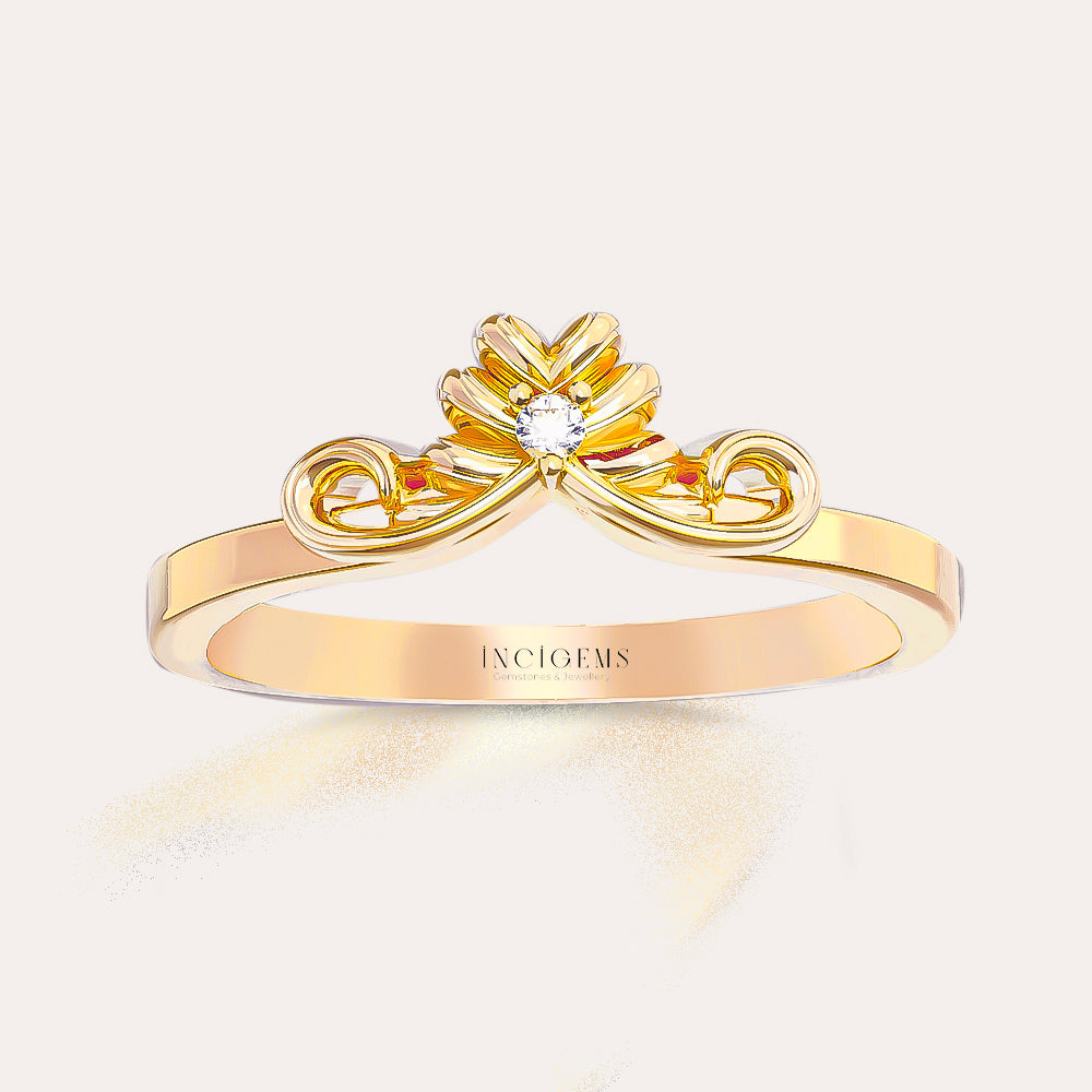 Helen Pırlantalı Vintage Yüzük