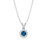 Safir Tektaş Kolye