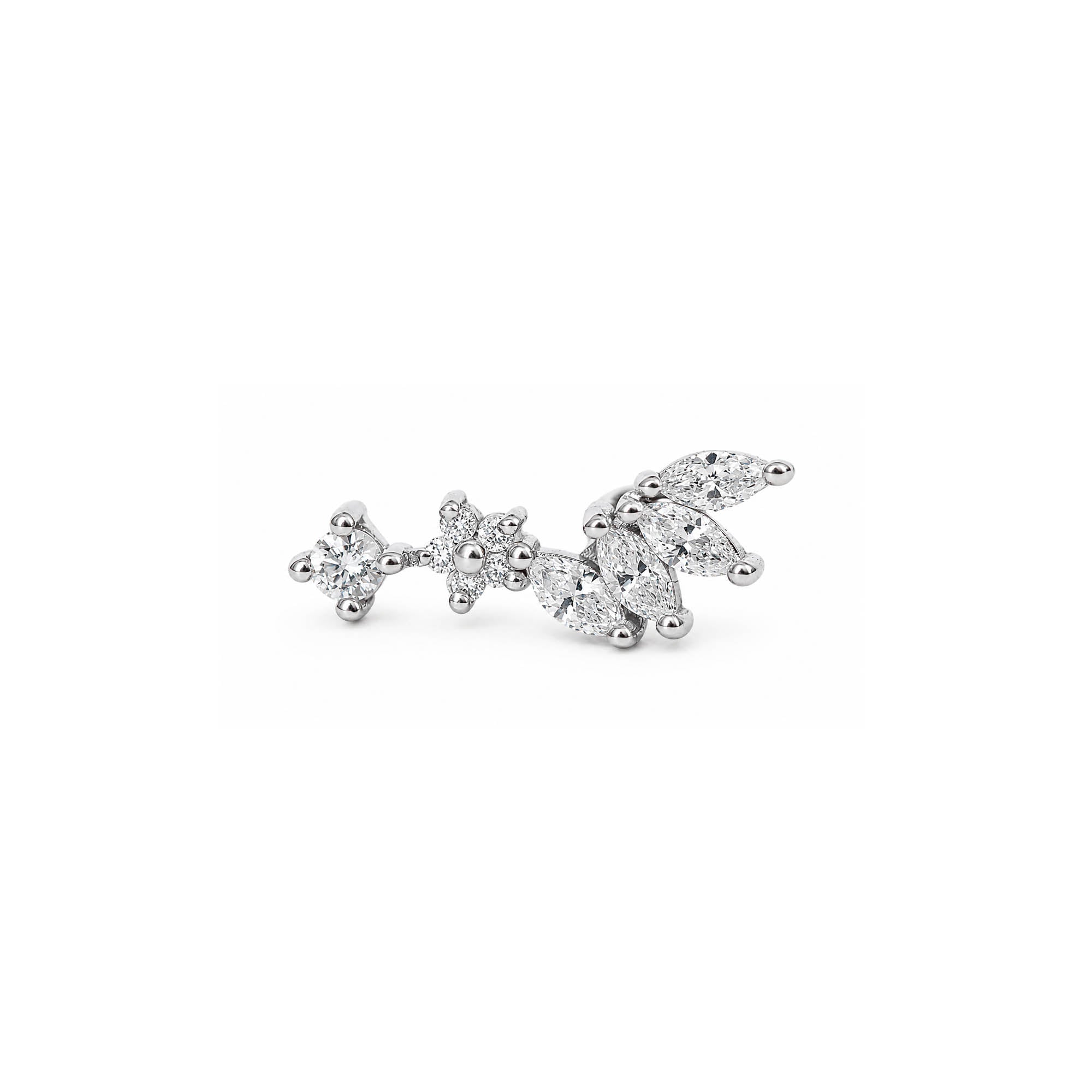 Pırlantalı Marquise Bloom Tragus