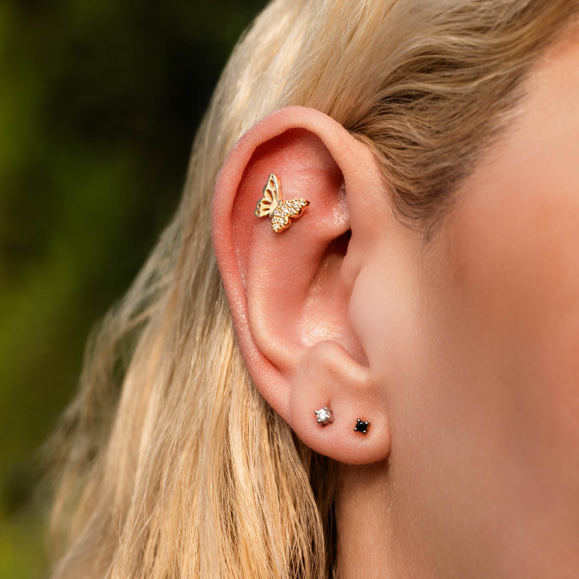 Pırlantalı Butterfly Tragus