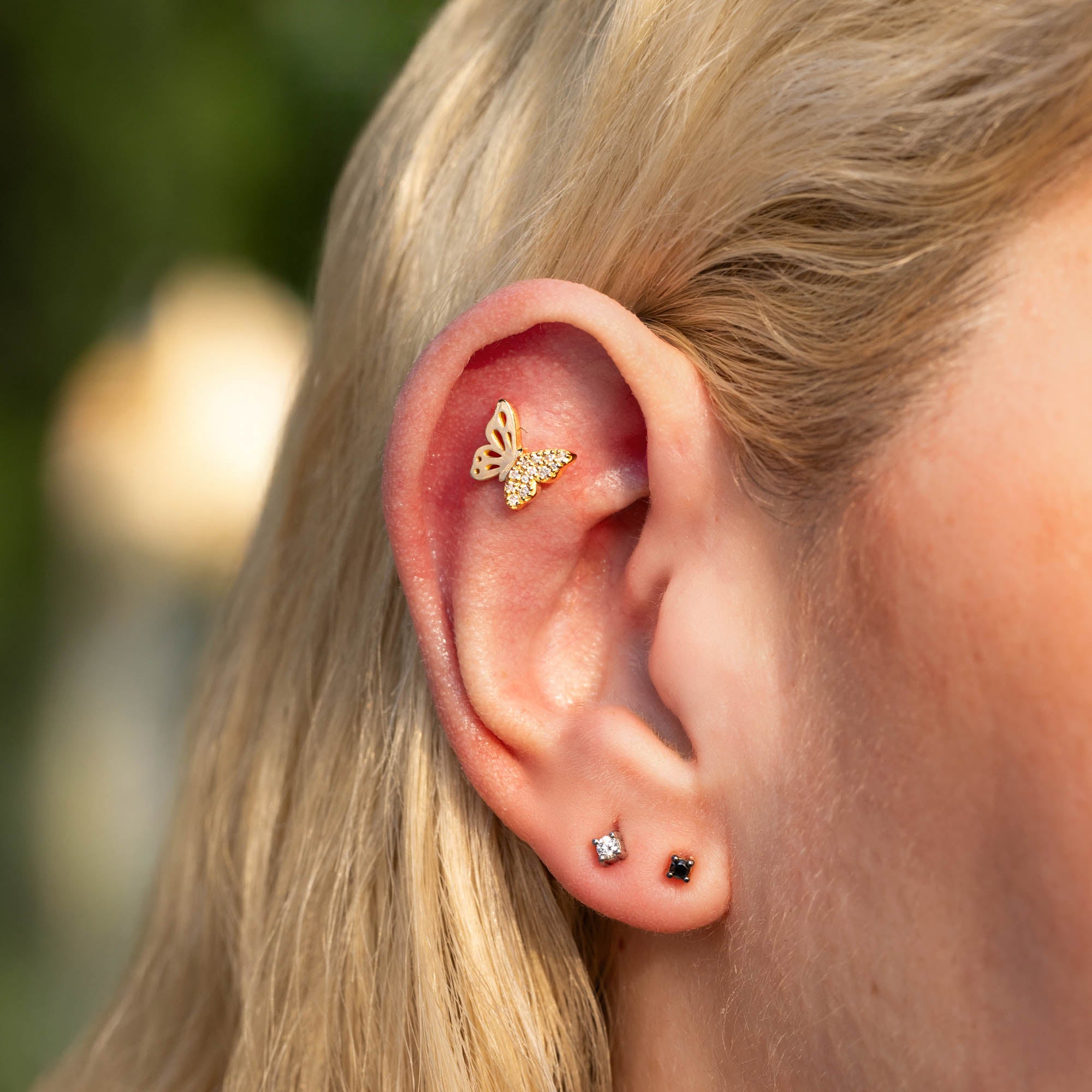 Pırlantalı Butterfly Tragus