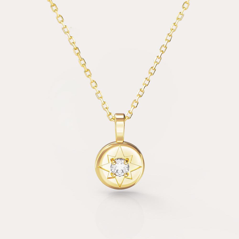 Pırlantalı Yıldız Kolye - Tılsım