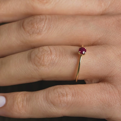 tektaş yakut yüzük