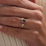 Safir & Yakut Vintage Yüzük - Jasmine