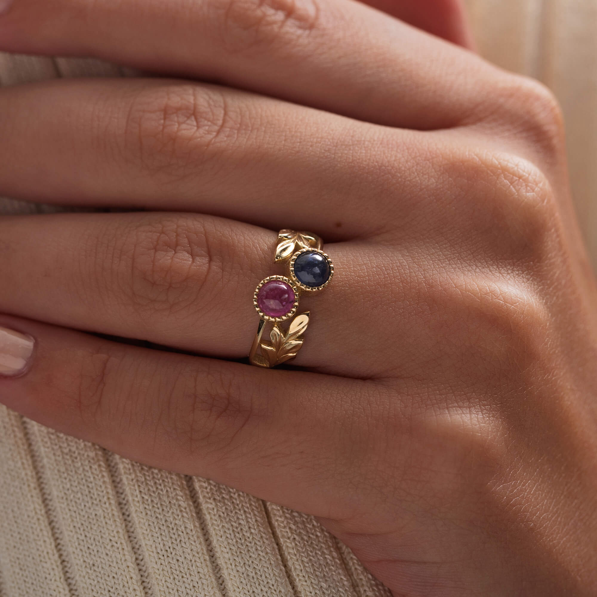 Safir & Yakut Vintage Yüzük