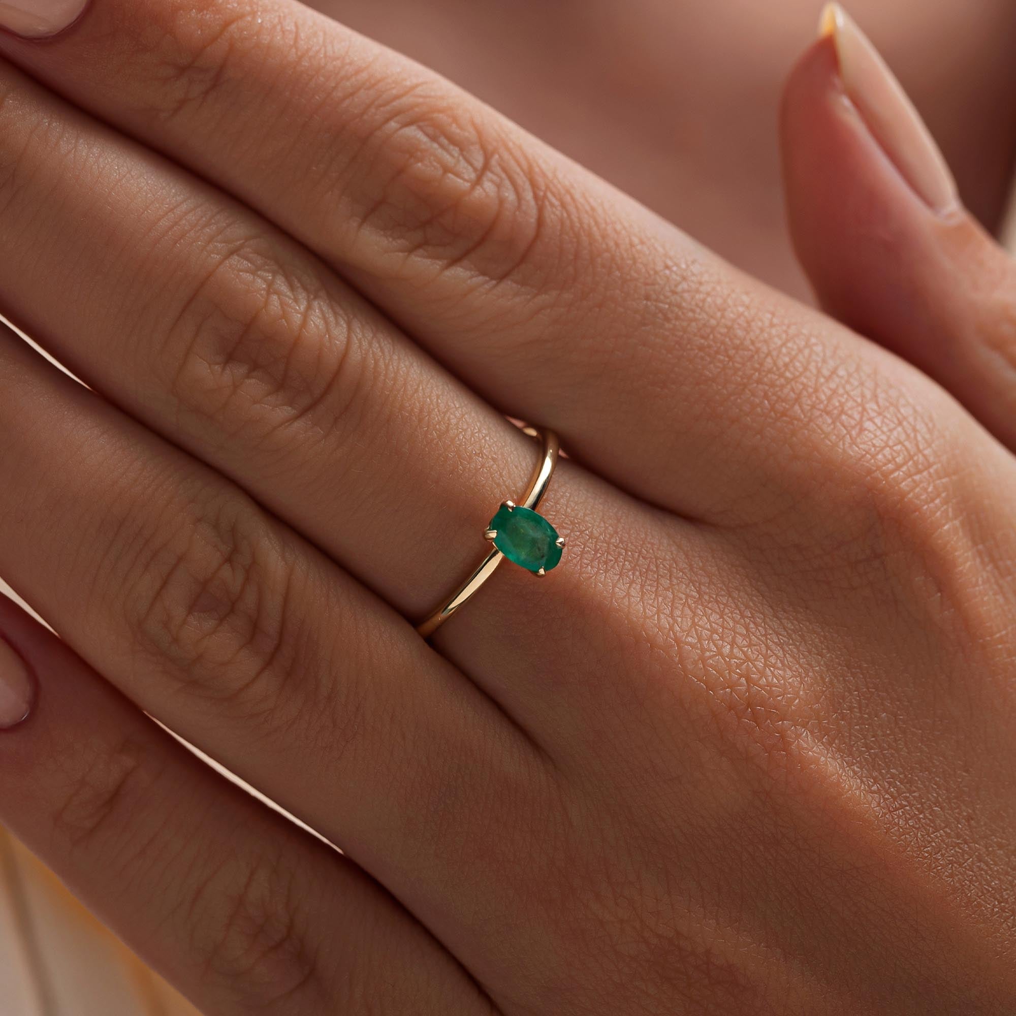 Tektaş Zümrüt Yüzük